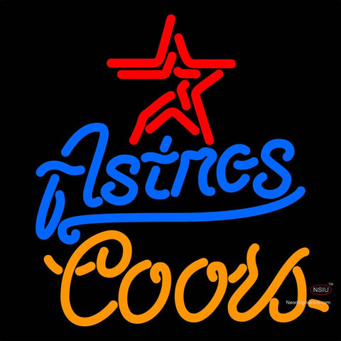 Coors Neon Houston Astros MLB Neon Sign   x 
