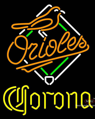 Corona Baltimore Orioles MLB Neon Sign