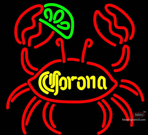 Corona Lime Crab Neon Beer Sign