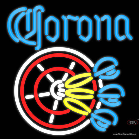 Corona Darts Neon Beer Sign x 