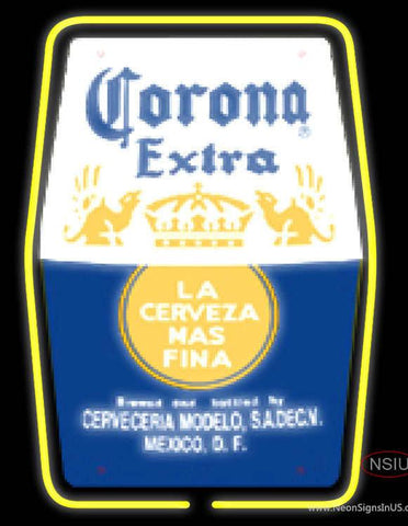 Corona Extra Label Neon Beer Sign 
