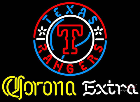 Corona Extra Neon Texas Rangers MLB Neon Sign  7