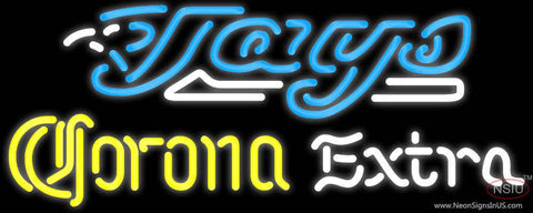Corona Extra Neon Toronto Blue Jays MLB Real Neon Glass Tube Neon Sign  7 