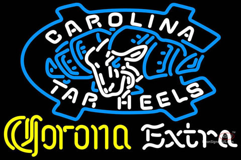 Corona Extra Neon Unc North Carolina Tar Heels MLB Neon Sign   