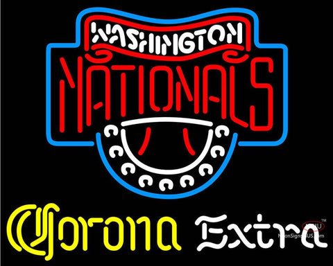 Corona Extra Washington Nationals MLB Neon Sign  7
