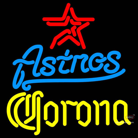 Corona Houston Astros MLB Neon Sign x 
