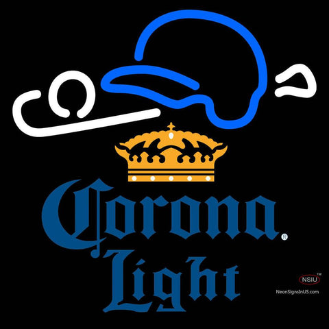 Corona Light Baseball Neon Sign  x 