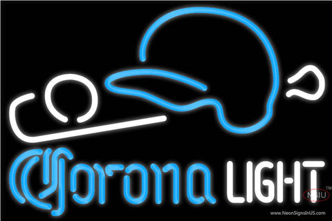 Corona Light Baseball Real Neon Glass Tube Neon Sign