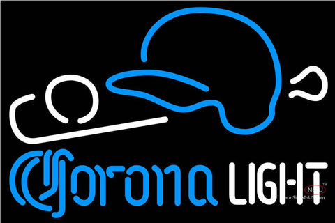 Corona Light Baseball Neon Sign