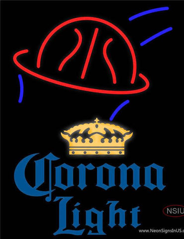 Corona Light Basketball Neon Beer Sign 