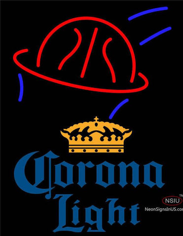 Corona Light Basketball Neon Beer Sign 