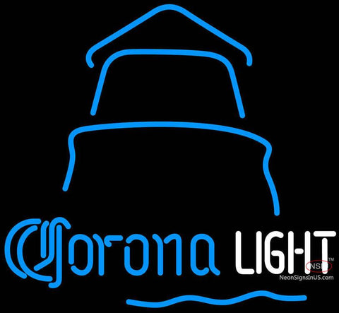 Corona Light Day Lighthouse Neon Sign