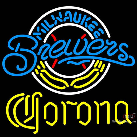 Corona Milwaukee Brewers MLB Neon Sign