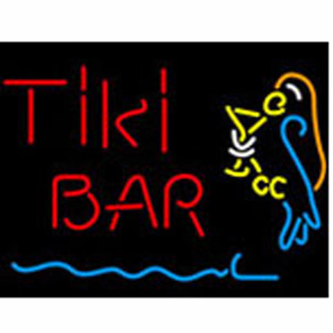 Corona Parrot Martini Tiki Bar Neon Beer Sign 