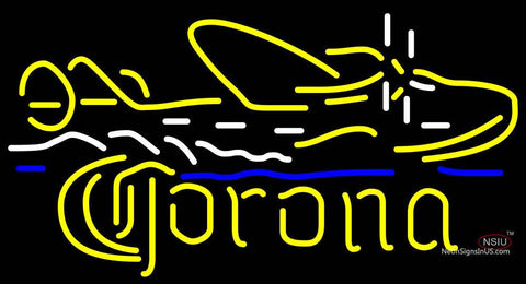 Corona Seaplane Neon Beer Signs 