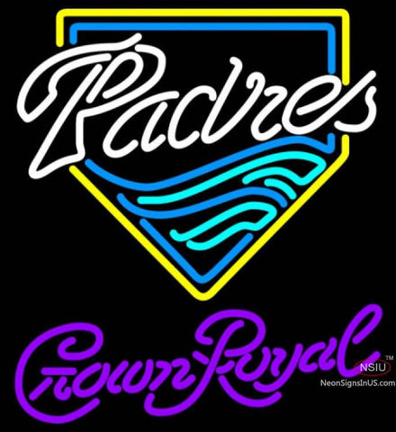 Crown Royal San Diego Padres MLB Neon Sign   