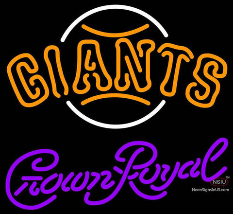 Crown Royal San Francisco Giants MLB Neon Sign   