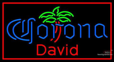 Custom David Corona Logo Neon Sign 