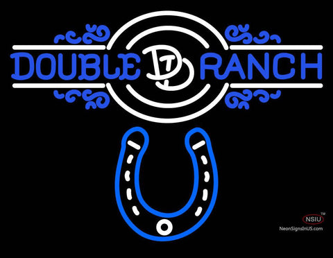 Custom Double D Ranch A Horseshoe Neon Sign  