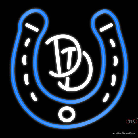 custom Double D Ranch A Horseshoe Real Neon Glass Tube Neon Sign 