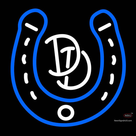 custom Double D Ranch A Horseshoe Neon Sign  
