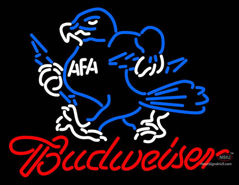 Custom Air Force Falcons With Budweiaer Neon Sign 