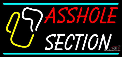 Custom Asshole Section Neon Sign  