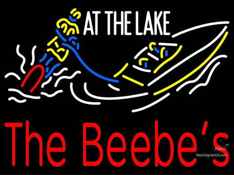 Custom At The Lake Bebes Neon Sign  