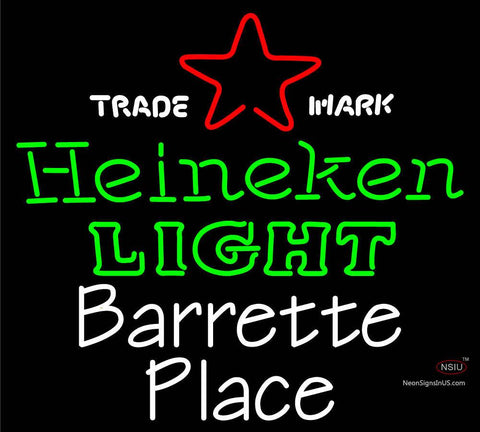 Custom Barrette Place Neon Sign  