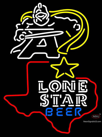 Custom Black Knight Army Lone Star Neon Sign  