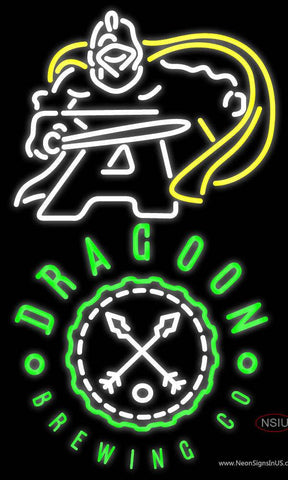 Custom Black Knight Army Lone Star Real Neon Glass Tube Neon Sign 