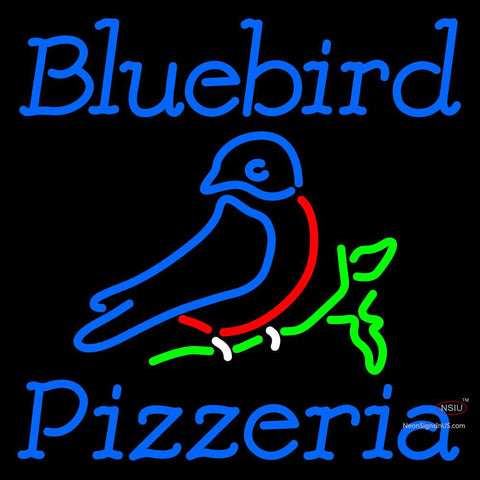 Custom Bluebird Pizzeria Neon Sign  