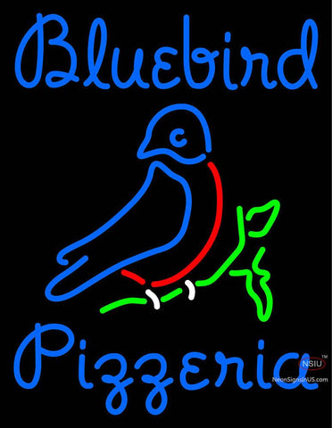 Custom Bluebird Pizzeria Neon Sign  