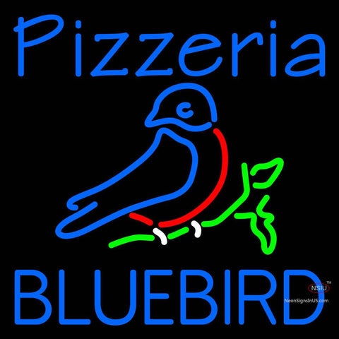 Custom Bluebird Pizzeria Neon Sign  