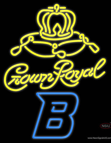 Custom Boise State Crown Royal Real Neon Glass Tube Neon Sign 