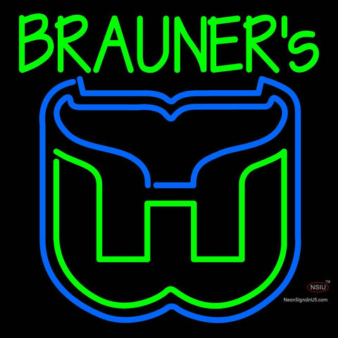 Custom Brauners Logo Neon Sign  