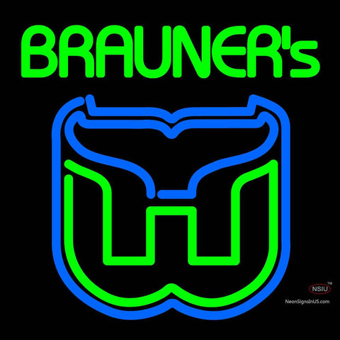 Custom Brauners Logo Neon Sign  