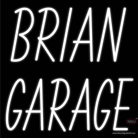 Custom Brian Garage Real Neon Glass Tube Neon Sign 