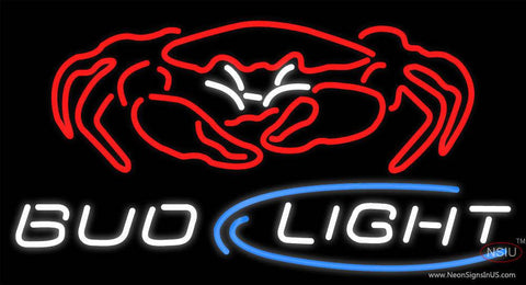 Custom Bud Light Crab Real Neon Glass Tube Neon Sign 