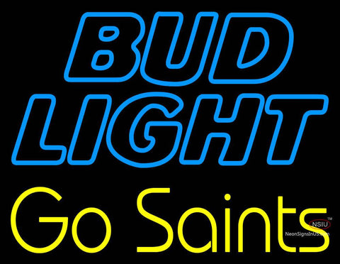 Custom Bud Light Go Saints Neon Sign  