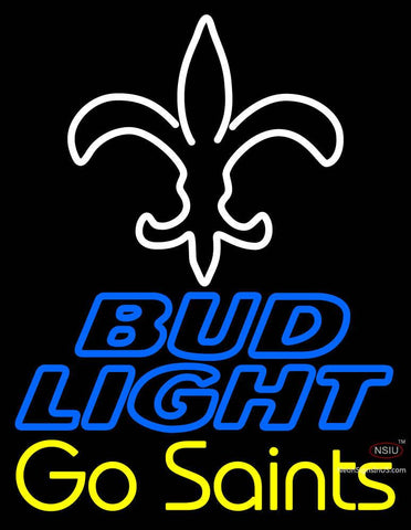 Custom Bud Light Go Saints Neon Sign  