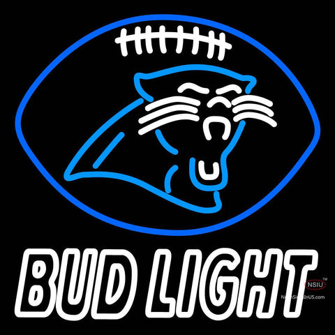 Custom Bud Light Carolina Panthers Decal Sticker Football Neon Sign  
