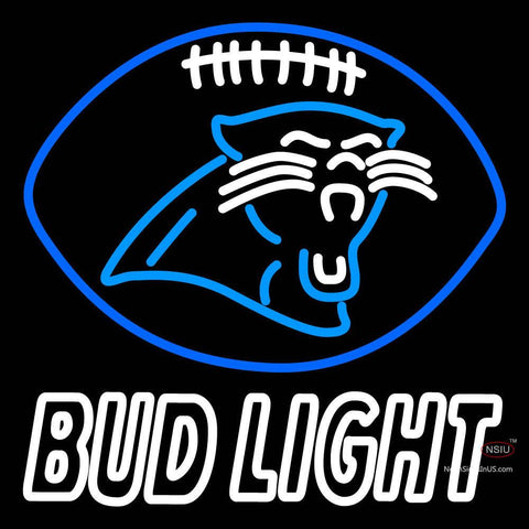 Custom Bud Light Carolina Panthers Decal Sticker Football Neon Sign 
