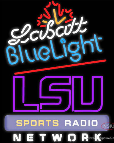 Custom Labatt Blue Light Lsu Sportbar Network Real Neon Glass Tube Neon Sign 