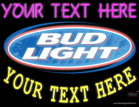 Custom Bud light Neon Beer Sign 