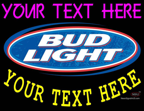 Custom Bud light Neon Beer Sign 