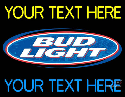 Custom Bud light Neon Beer Sign  