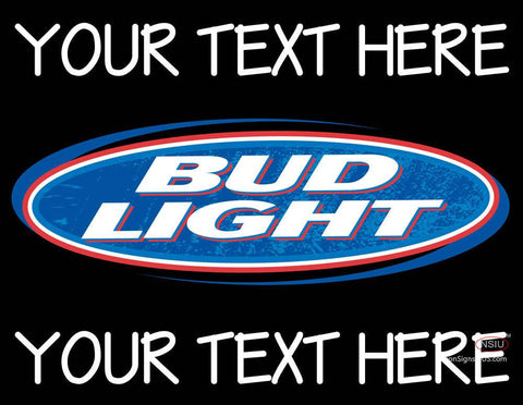 Custom Bud light Neon Beer Sign  