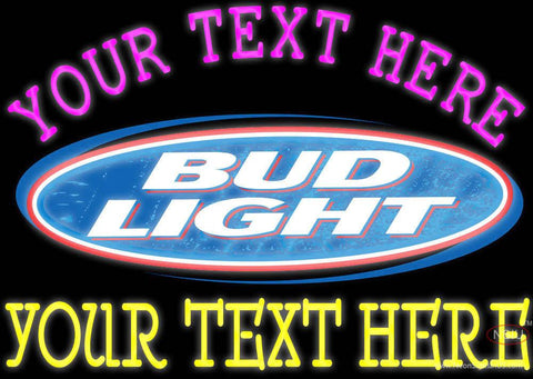 Custom Bud light Neon Beer Sign 