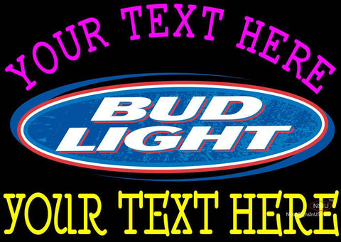 Custom Bud light Neon Beer Sign  